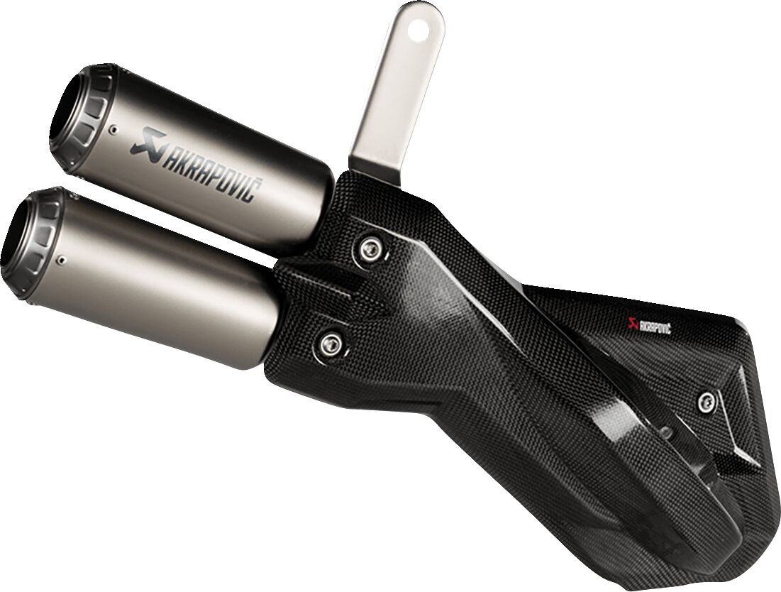 SLIP-ON LINE DUAL MUFFLER TITANIUM