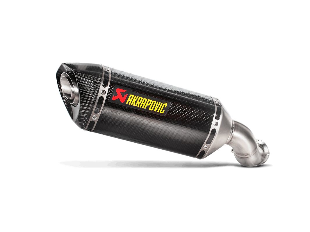 SLIP-ON LINE MUFFLER CARBON & CARBON END CAP