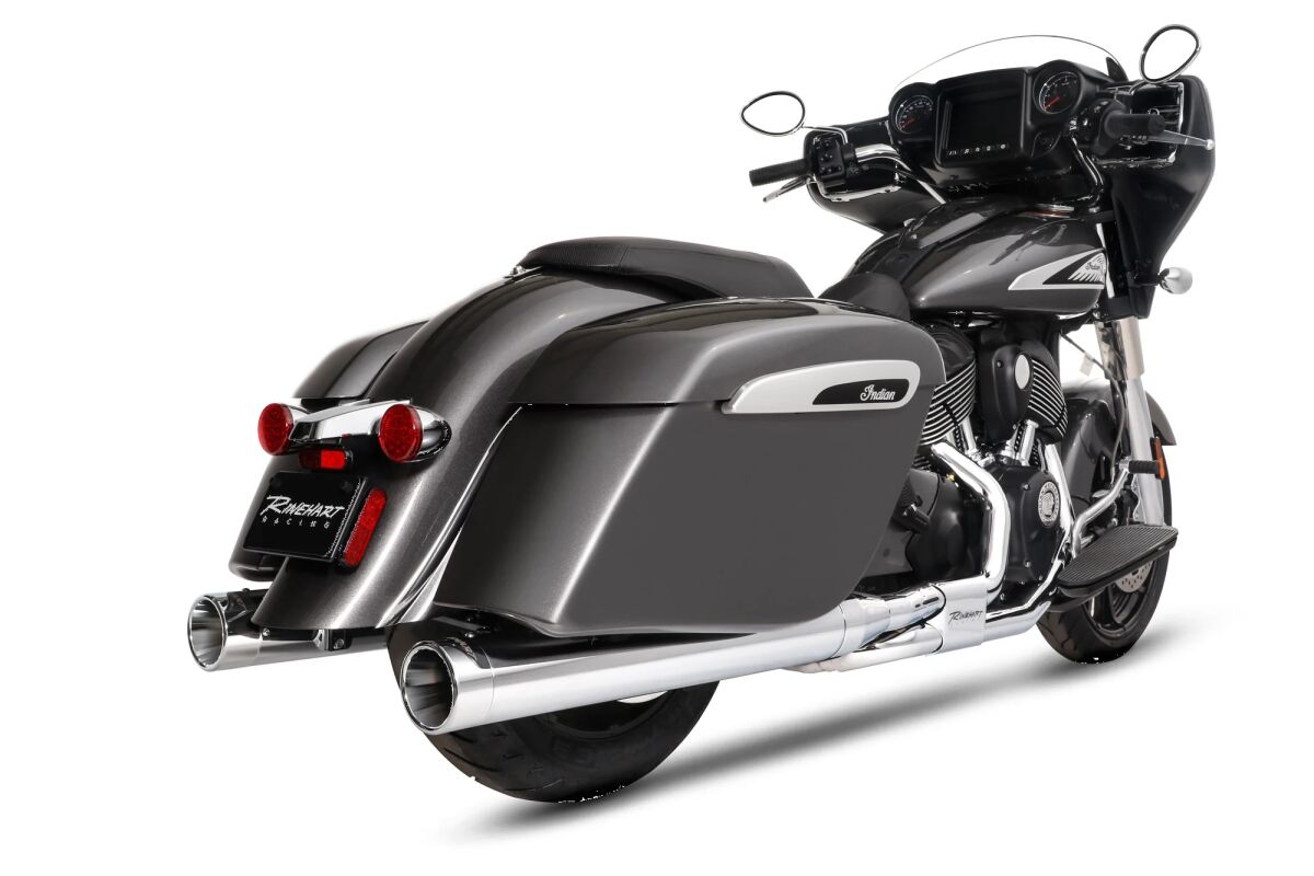 MUFFLER SLIP-ON DBX 4" INDIAN CH/CH