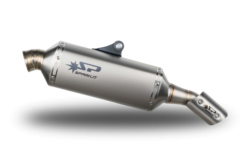 DAKAR SLIP-ON MUFFLER TITANIUM
