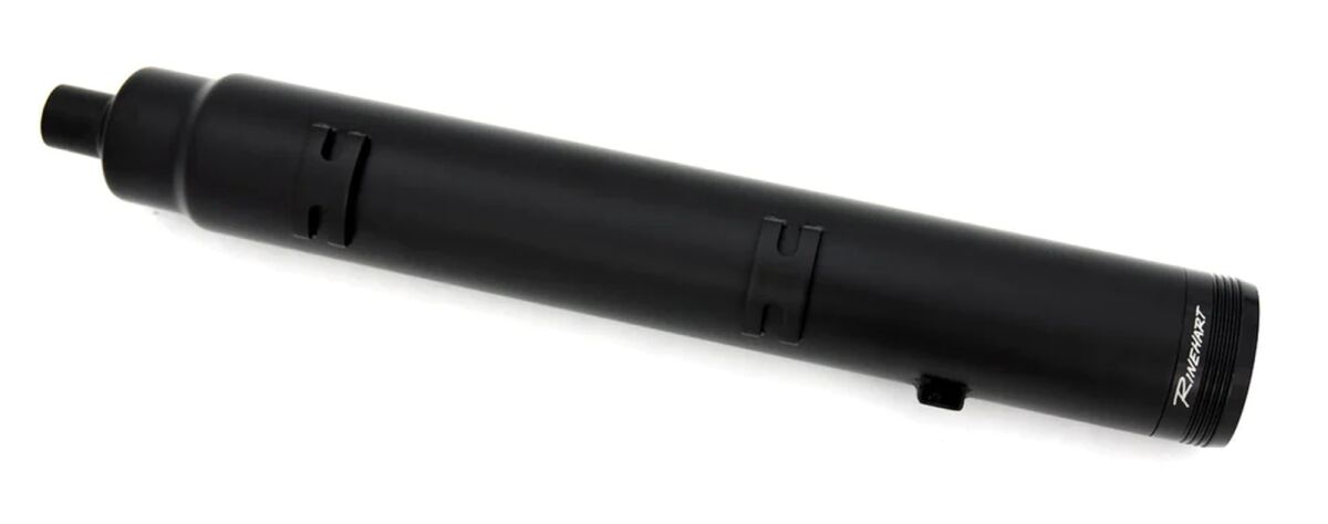 4.5" MOTOPRO45 SLIP-ON MUFFLER FOR INDIAN BLACK
