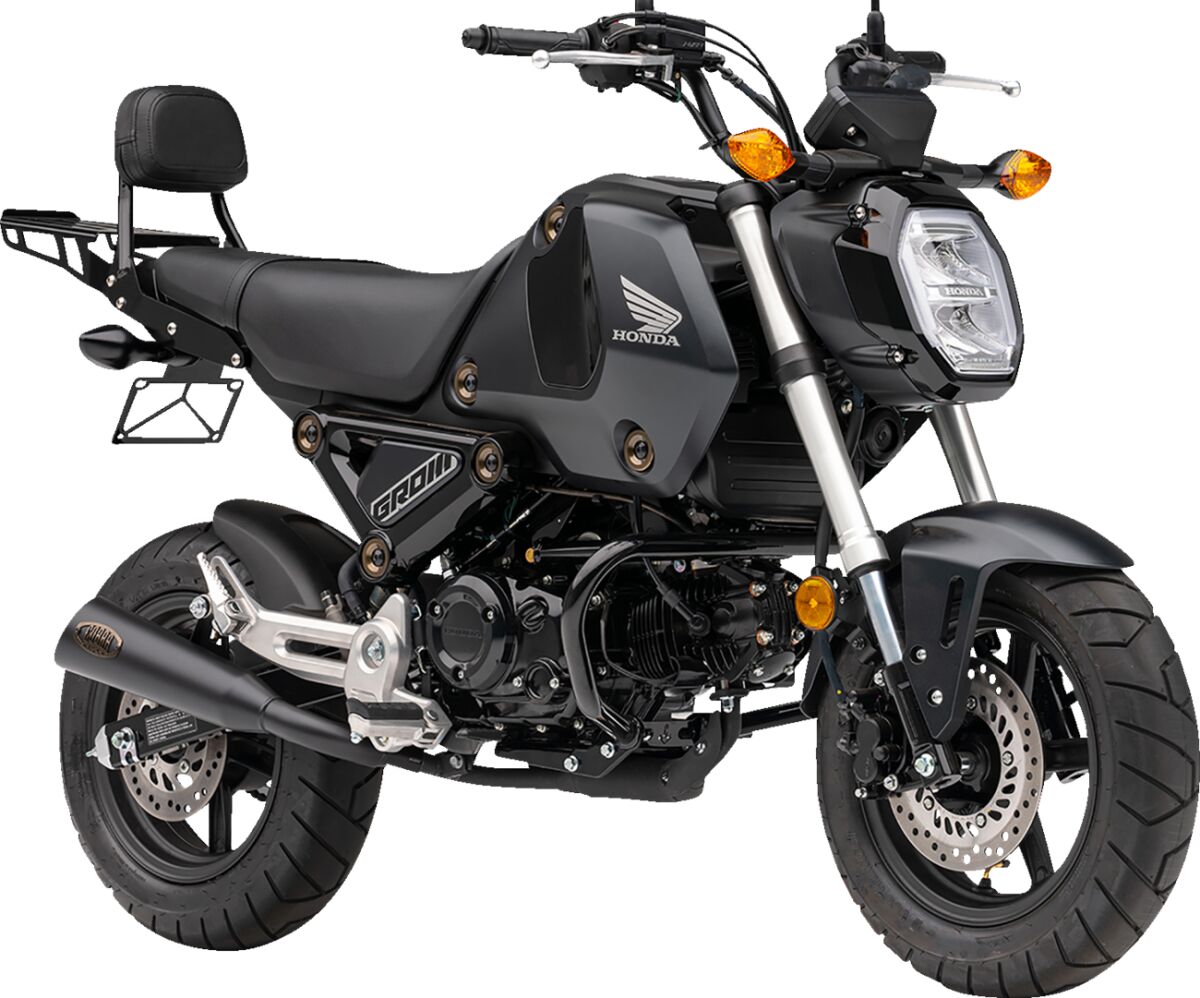 SLIP-ON MUFFLER (BLK) WITH BRONZE TIP GROM 22-23
