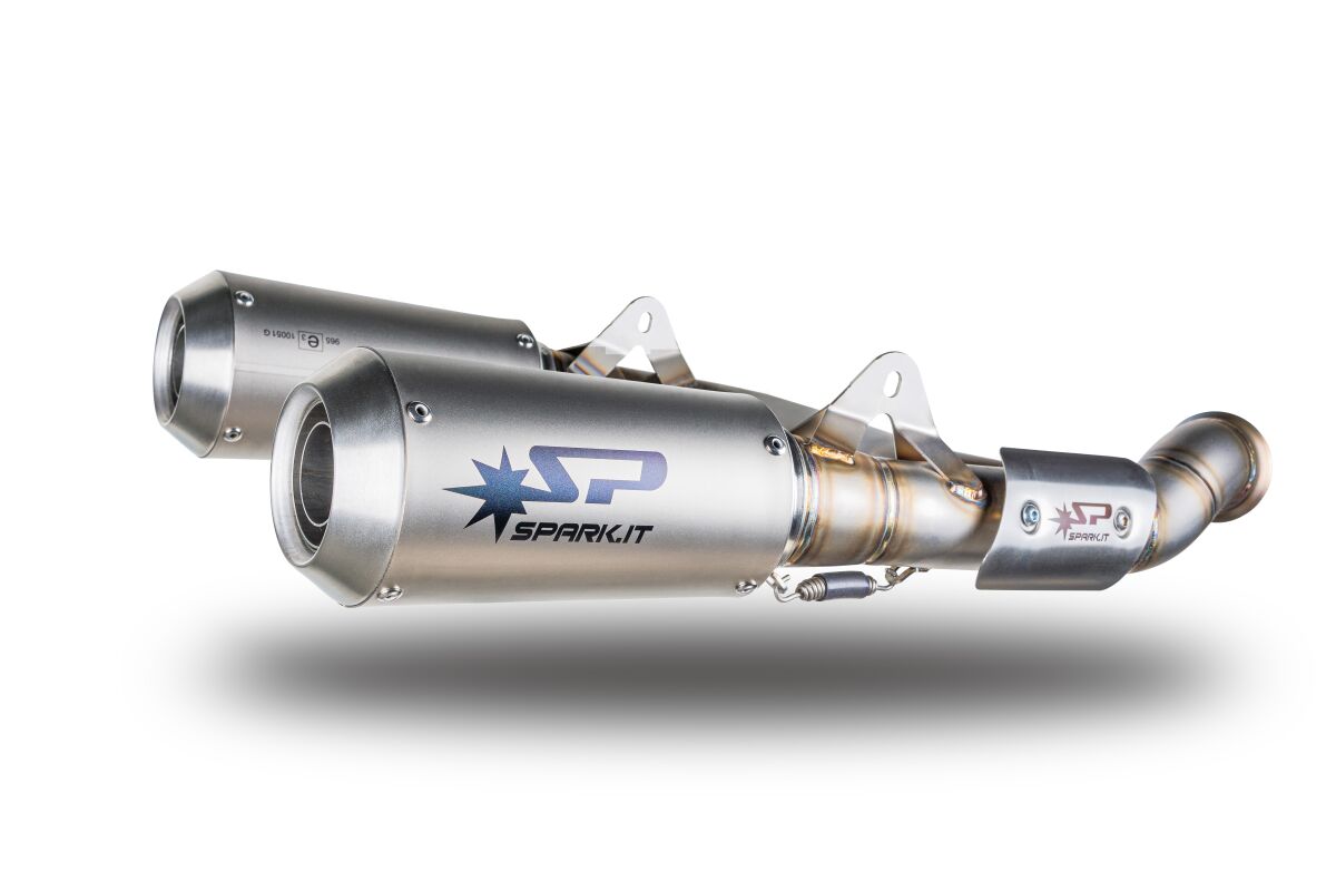 2 MOTO GP SLIP-ON MUFFLER TITANIUM