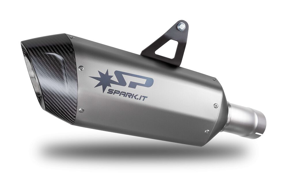 FIGHTER EVO SLIP-ON MUFFLER TITANIUM