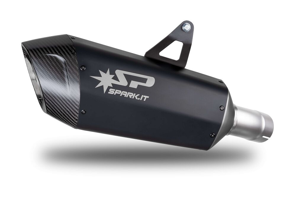 FIGHTER EVO SLIP-ON MUFFLER TITANIUM BLACK