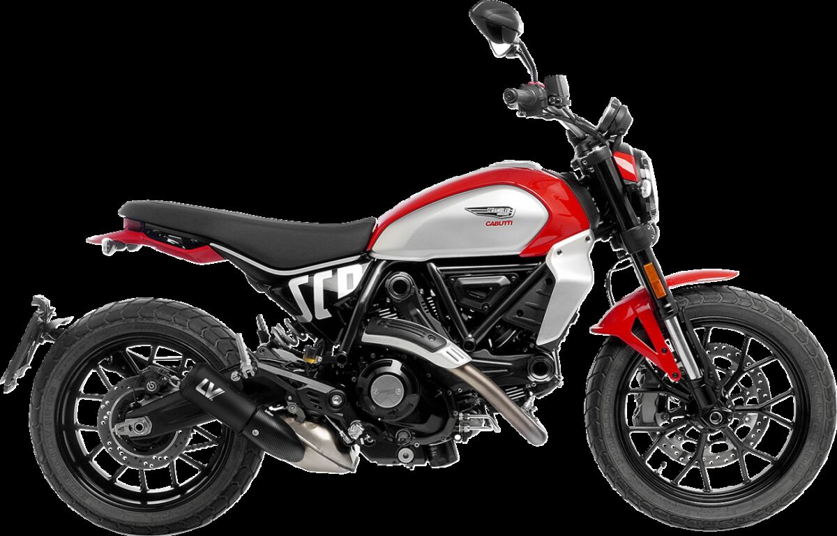 MUFFLER LV-10 FULL BLACK DUCATI SCRAMBLER 800