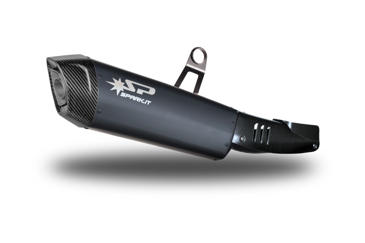 FIGHTER EVO SLIP-ON MUFFLER TITANIUM BLACK ECE