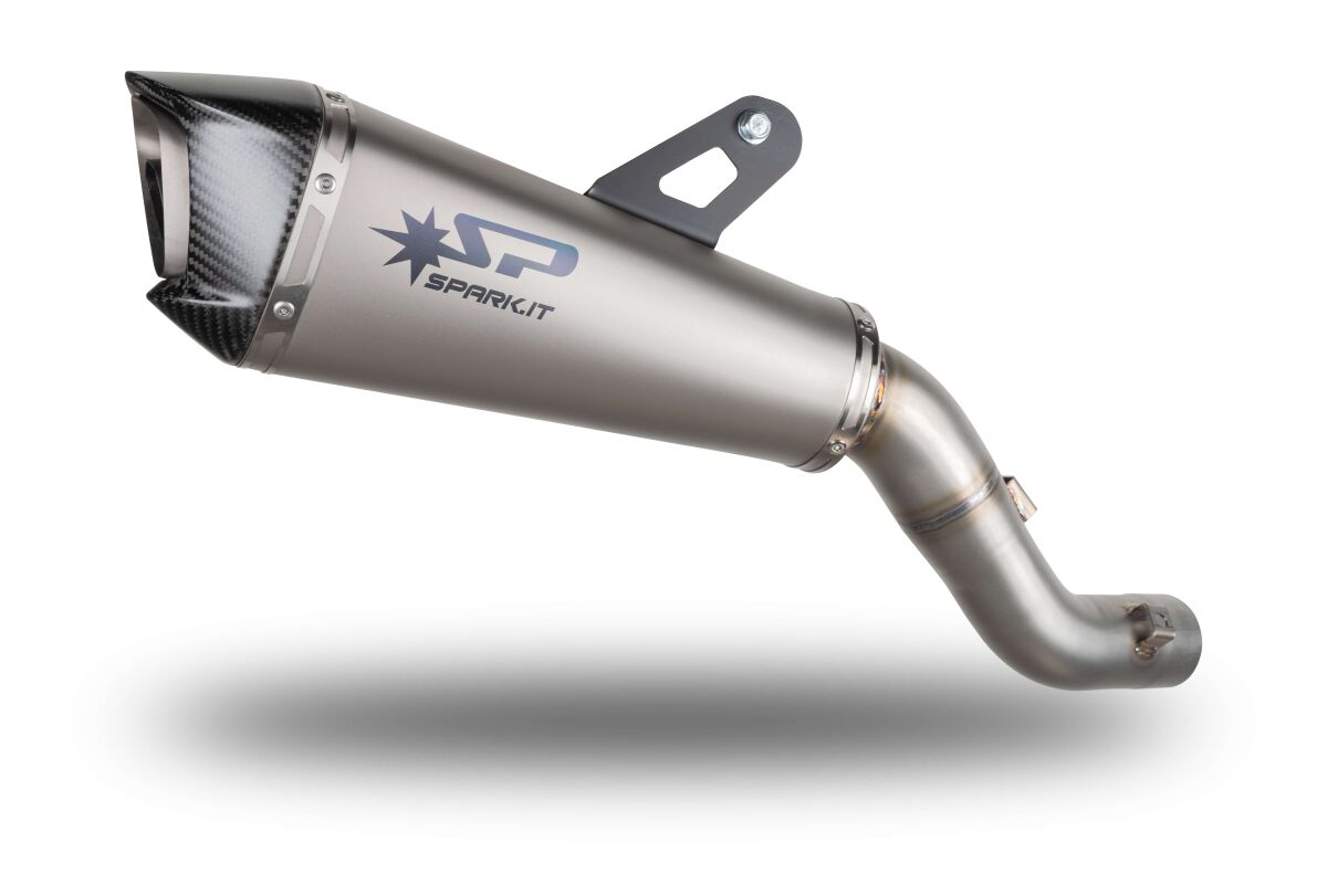 Konix EVO Silencer Titanium with Carbon End Cap and connecting pipe