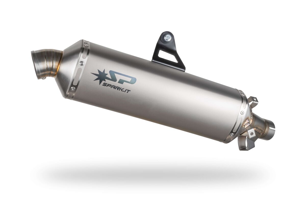 DAKAR SLIP-ON MUFFLER TITANIUM