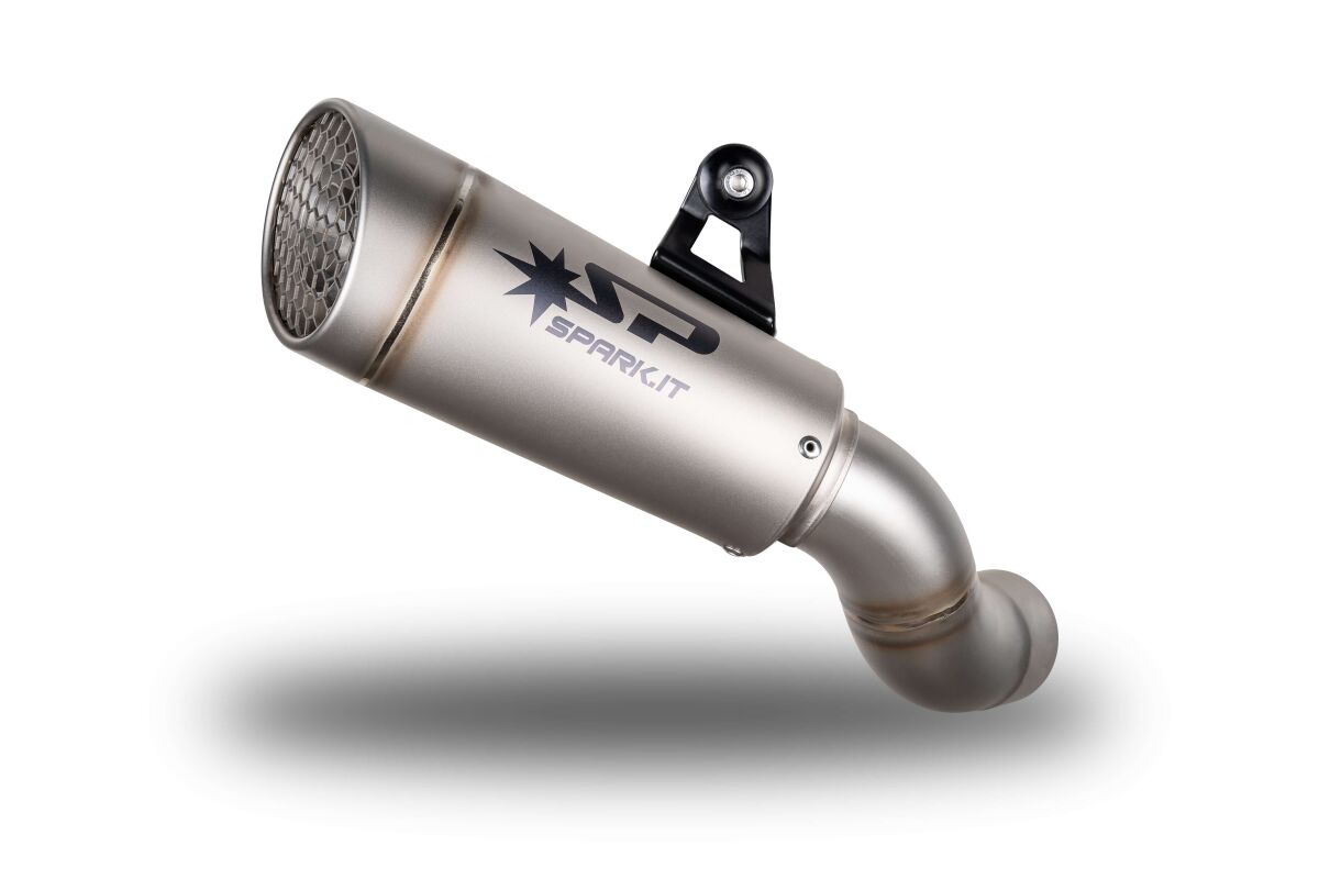 Grid-O Slip-On Muffler Titanium ECE