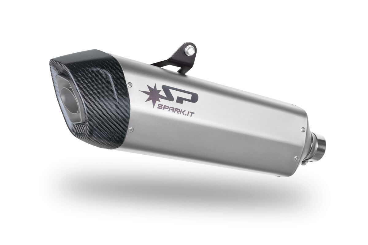 FIGHTER EVO SLIP-ON MUFFLER TITANIUM BLACK ECE