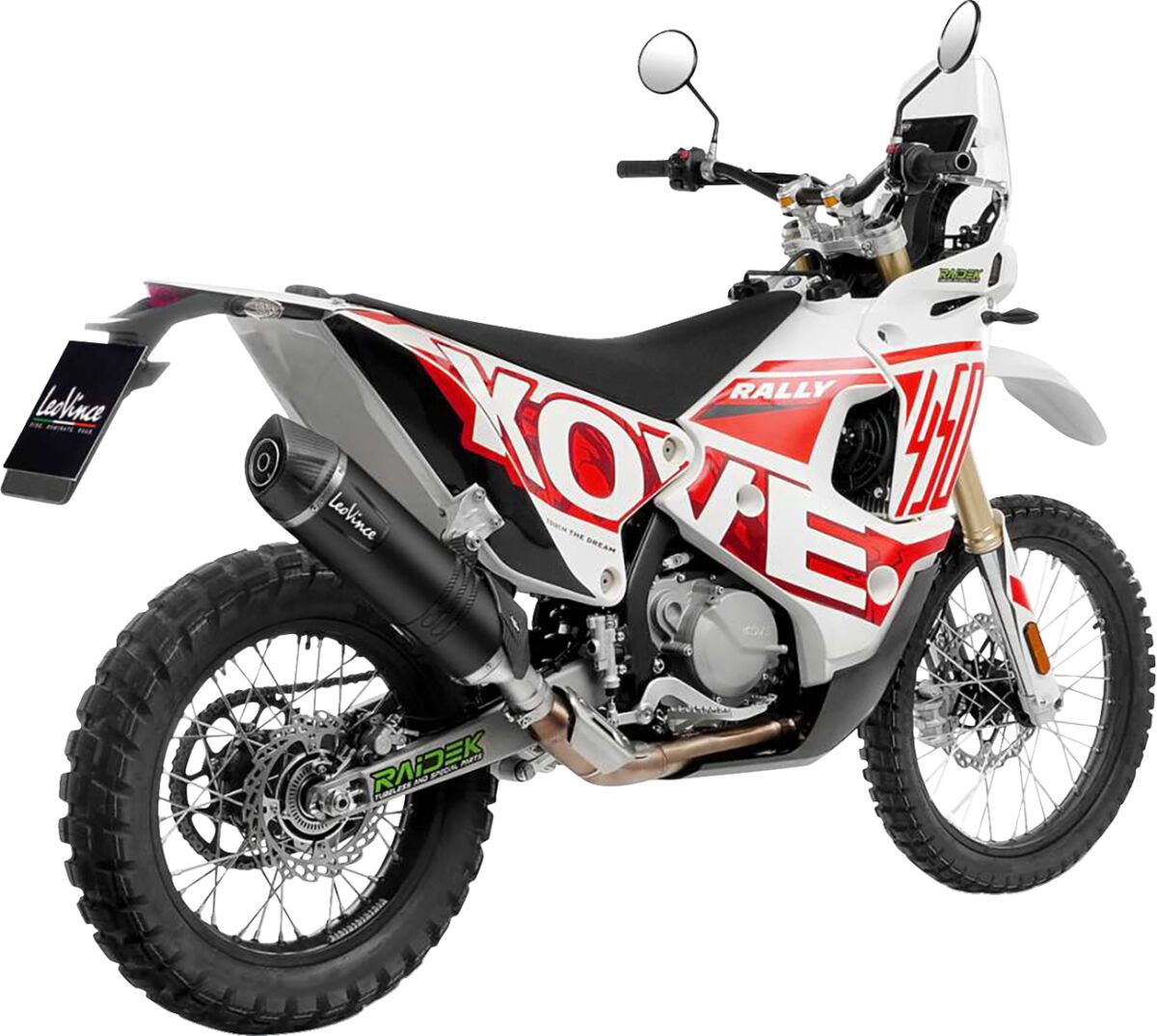 MUFFLER KOVE 450 RALLY LOW / HIGH BLK