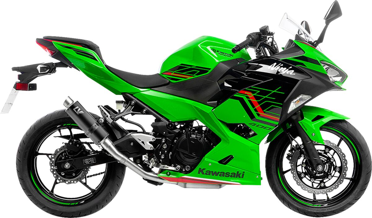 MUFFLER GP CORSA BLACK Z NINJA 400 500