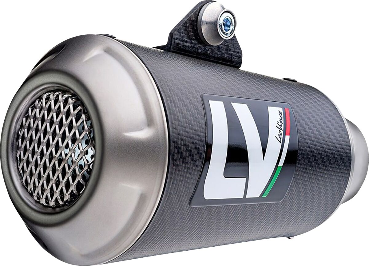 LV-10 CARBON FIBER SLIP-ON MUFFLER ECE