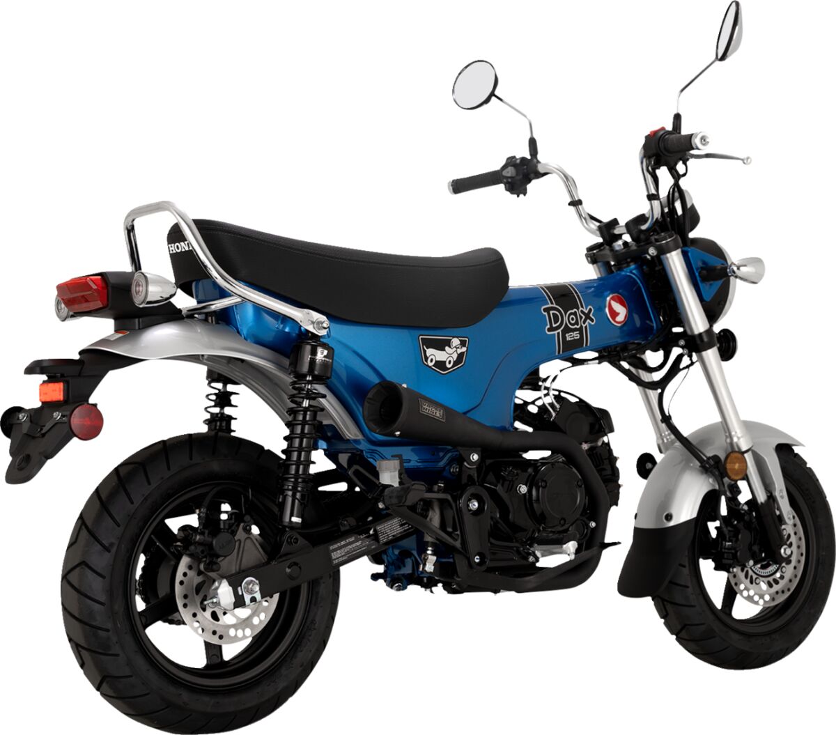 MUFFLER UPSWEEP HONDA 125 DAX BLACK