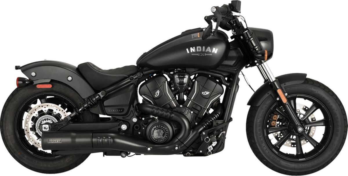 HI-OUTPUT SLIP-ON BLACK INDIAN SCOUT