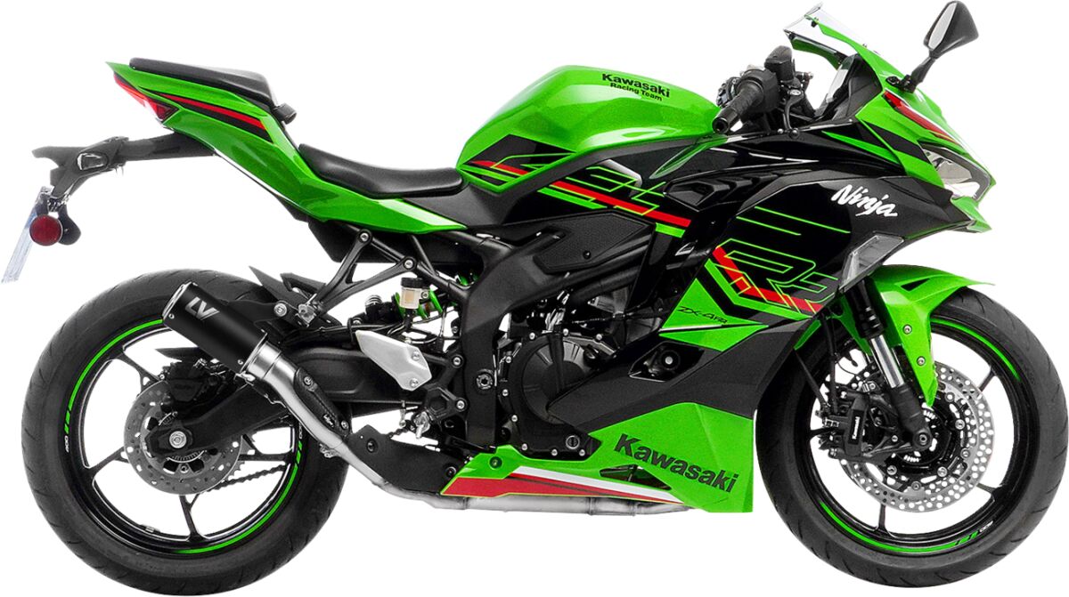 MUFFLER LV-CORSA S BLACK KAWASAKI ZX-4R RR
