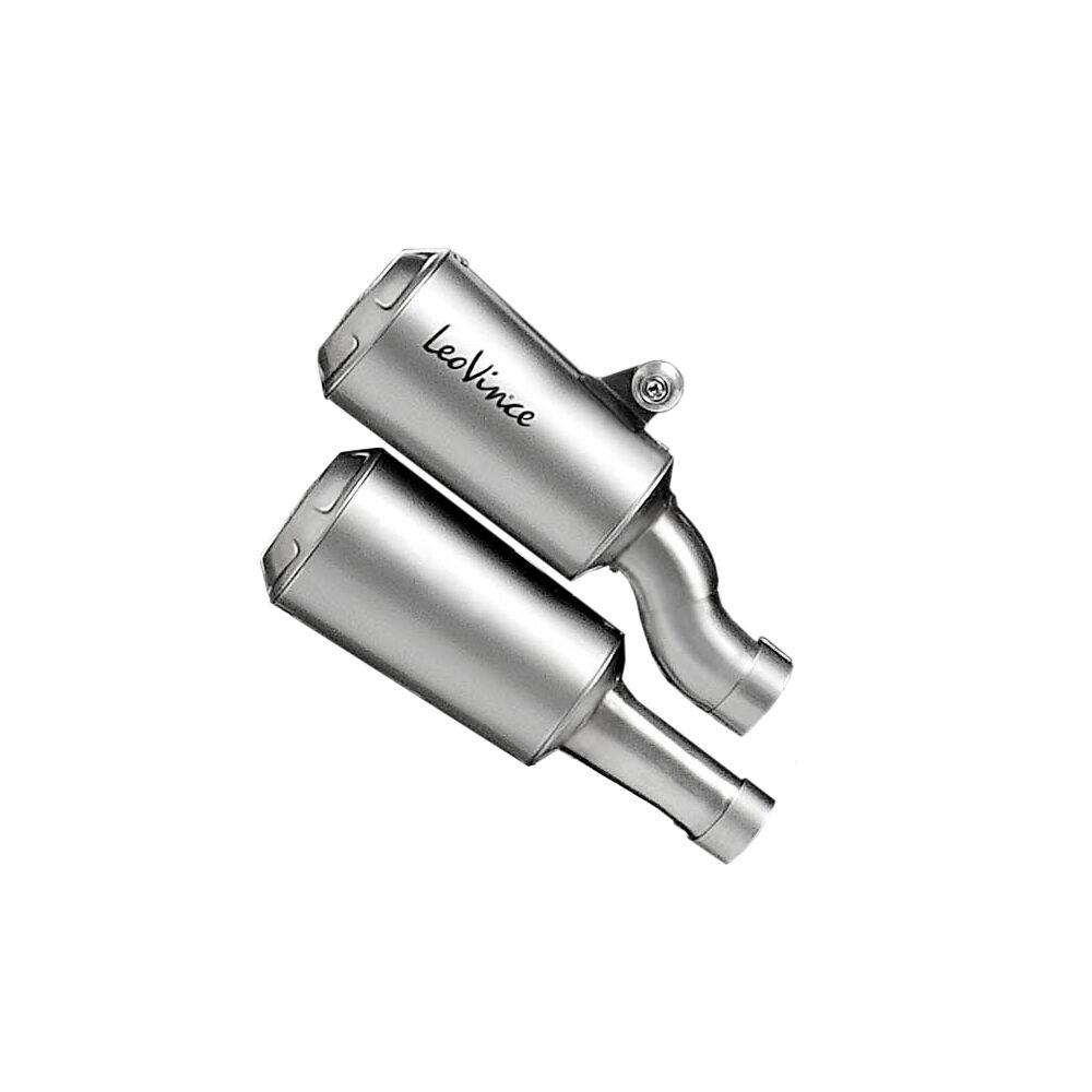 LV-10 DUAL SLIP-ON MUFFLER STAINLESS STEEL ECE