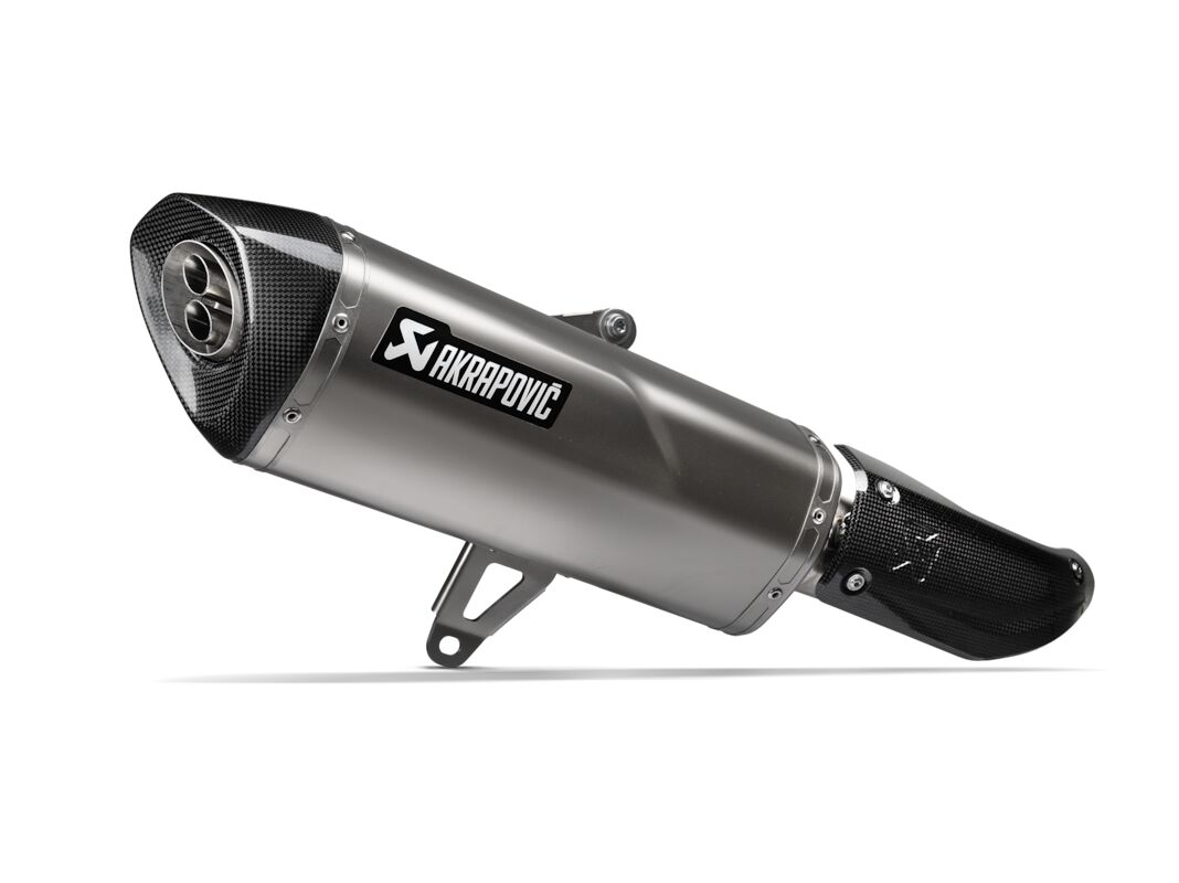 SLIP-ON LINE MUFFLER STAINLESS STEEL & CARBON END CAP