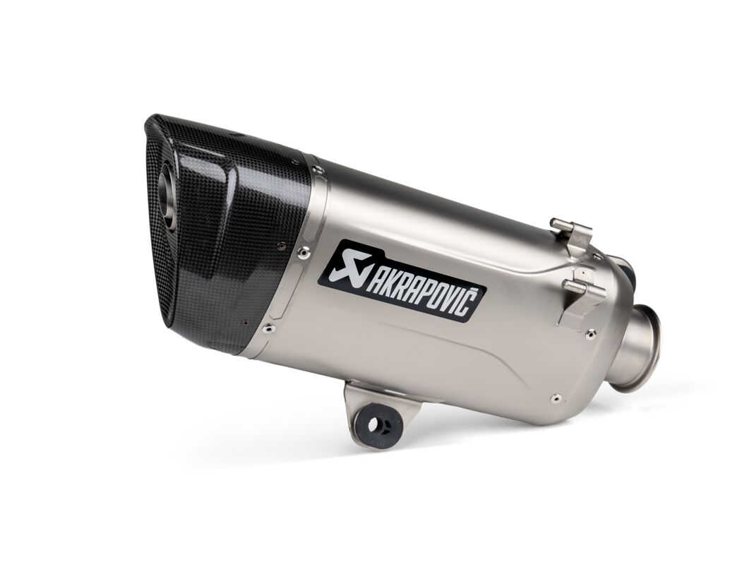 SLIP-ON LINE MUFFLER TITANIUM CARBON/SS END CAP