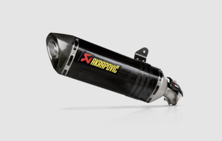 SLIP-ON LINE MUFFLER CARBON & CARBON END CAP