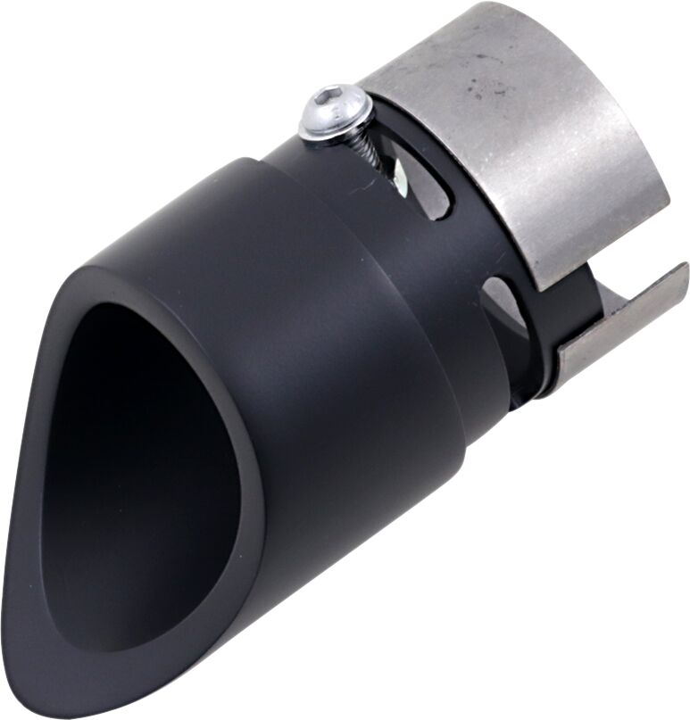 EXHAUST TIP FAMILY JEWELS MINI SCALLOPED BLACK