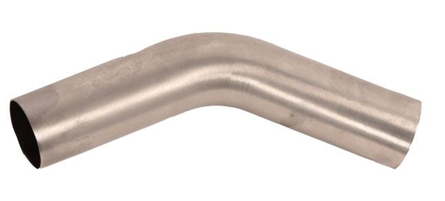 UNIVERSAL BENDED PIPE 45° DEGREE Ø 45MM STAINLESS STEEL