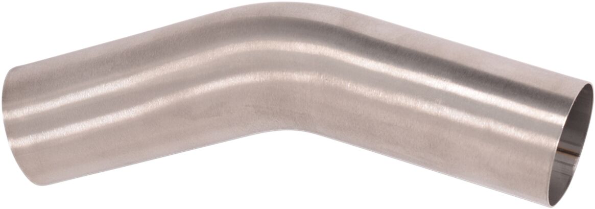 UNIVERSAL BENDED EXHAUST PIPE 30° DEGREE Ø 50MM STAINLESS STEEL