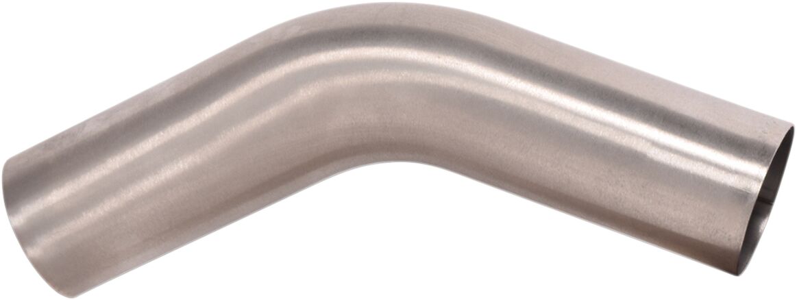 UNIVERSAL BENDED EXHAUST PIPE 45° DEGREE Ø 50MM STAINLESS STEEL