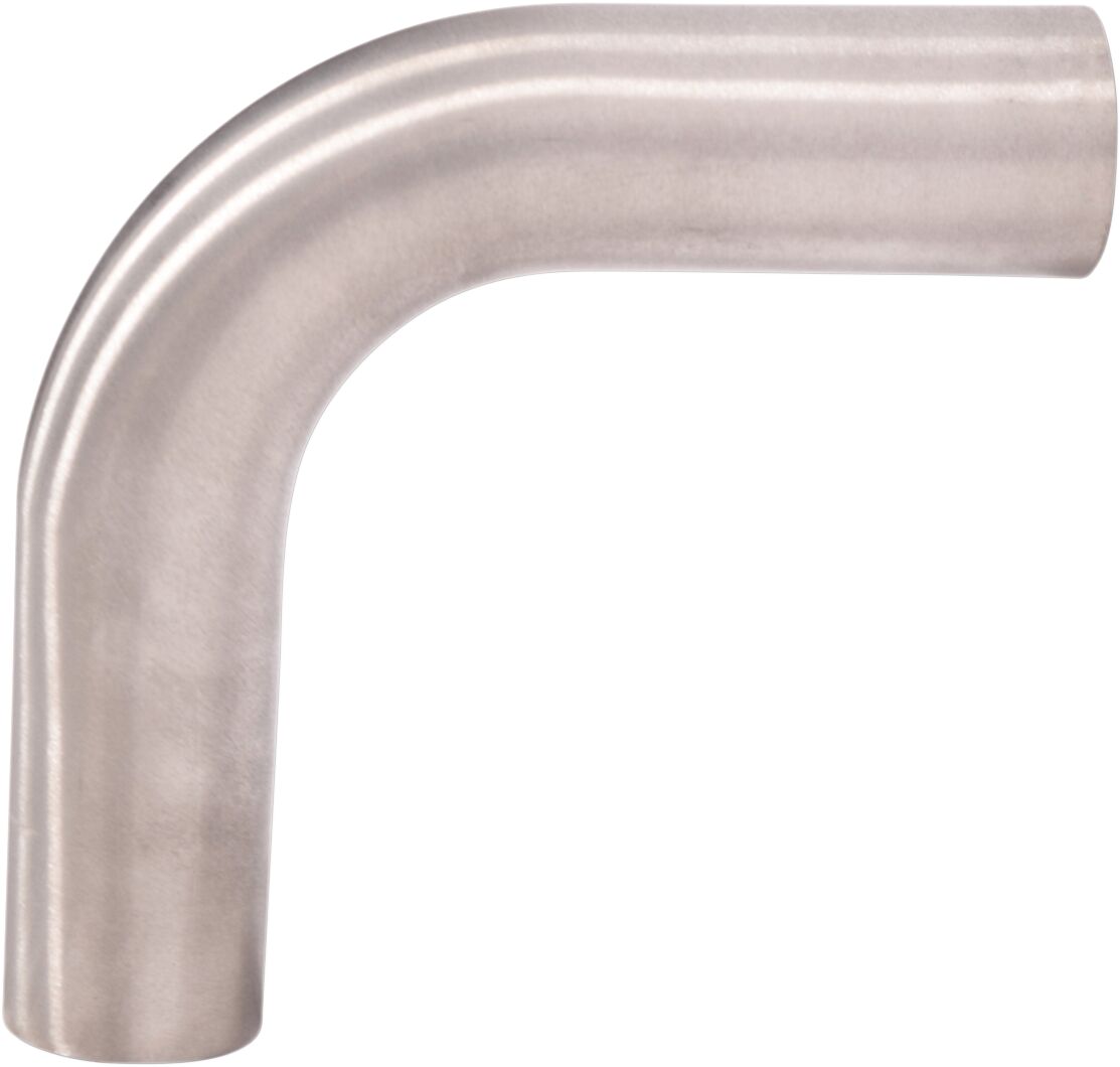 UNIVERSAL BENDED EXHAUST PIPE 90° DEGREE Ø 50MM STAINLESS STEEL
