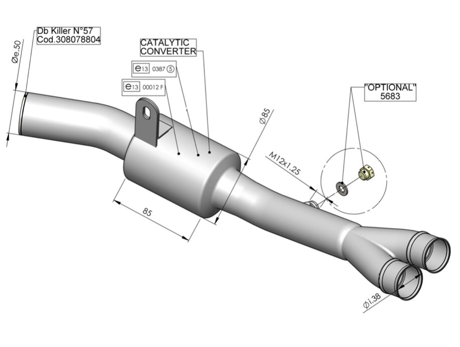 CATALYTIC CONVERTER MANIFOLD