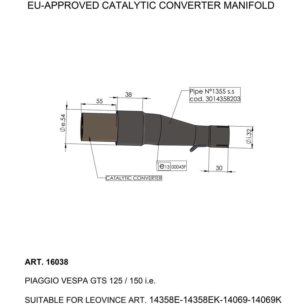 CATALYTIC CONVERTER MANIFOLD