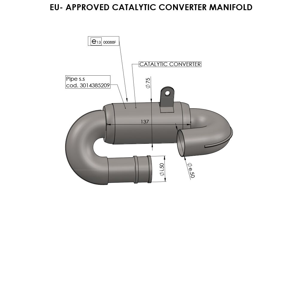 CATALYTIC CONVERTER MANIFOLD
