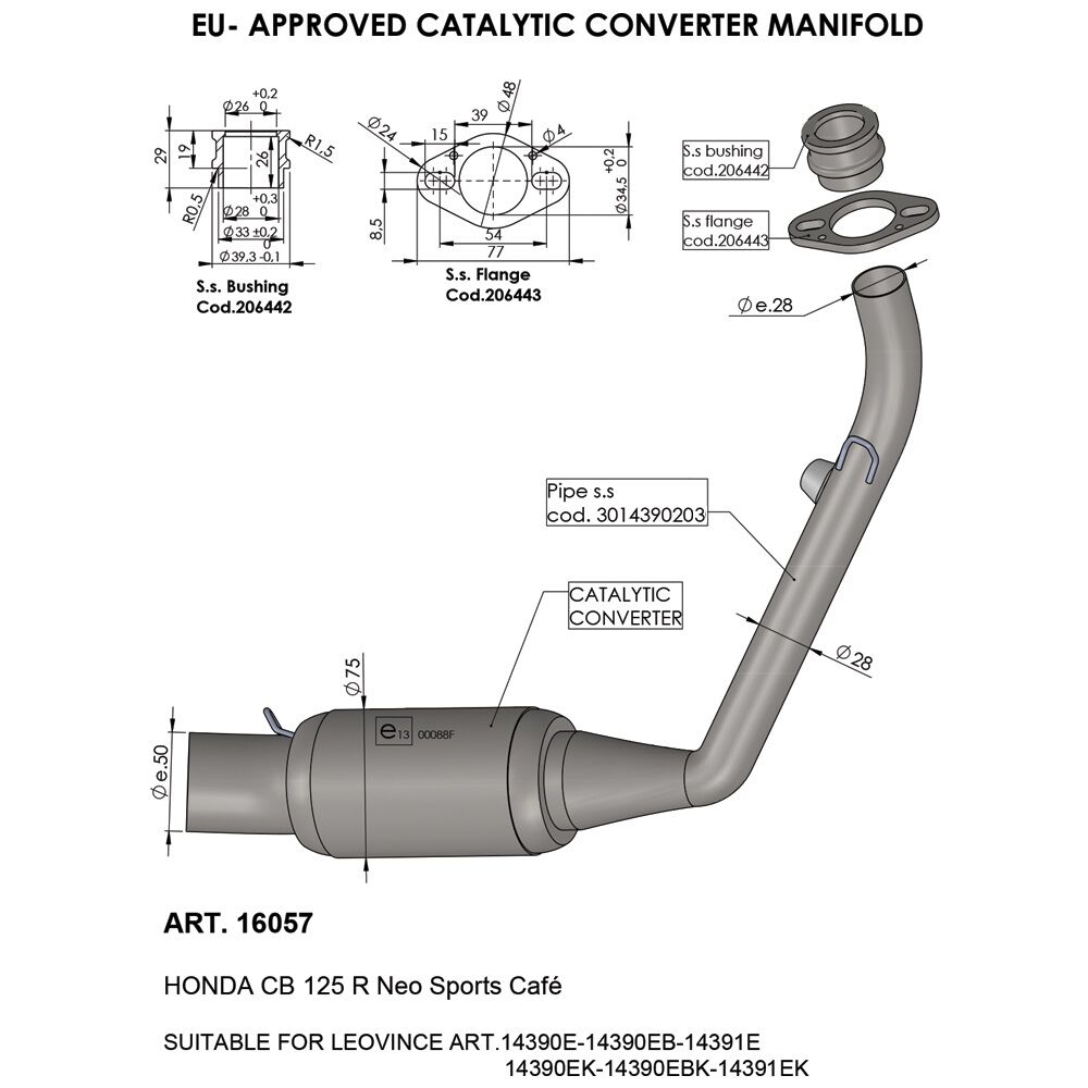 CATALYTIC CONVERTER MANIFOLD