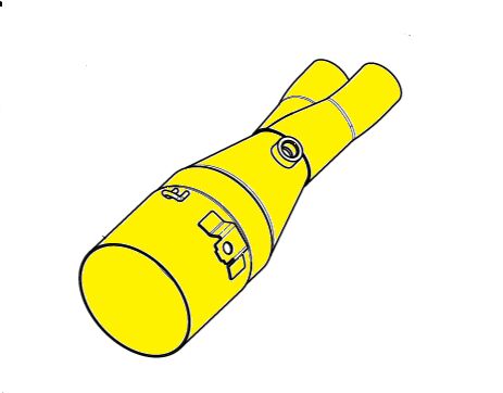 LINK PIPE COLLECTOR STAINLESS STEEL