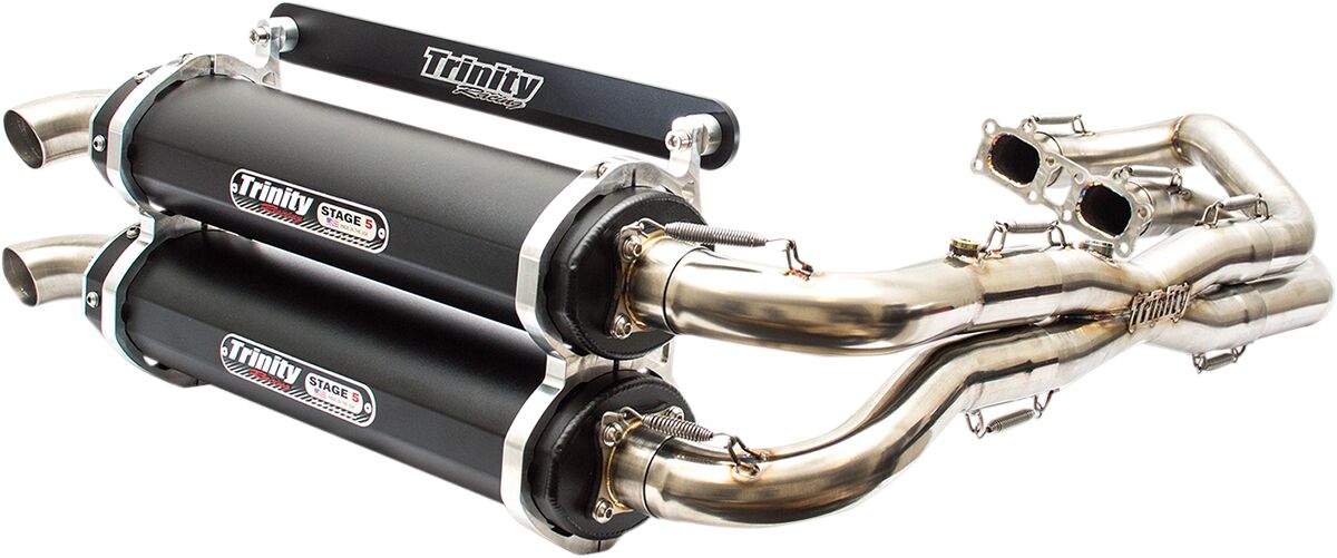 DUAL EXHAUST SYSTEM BLACK