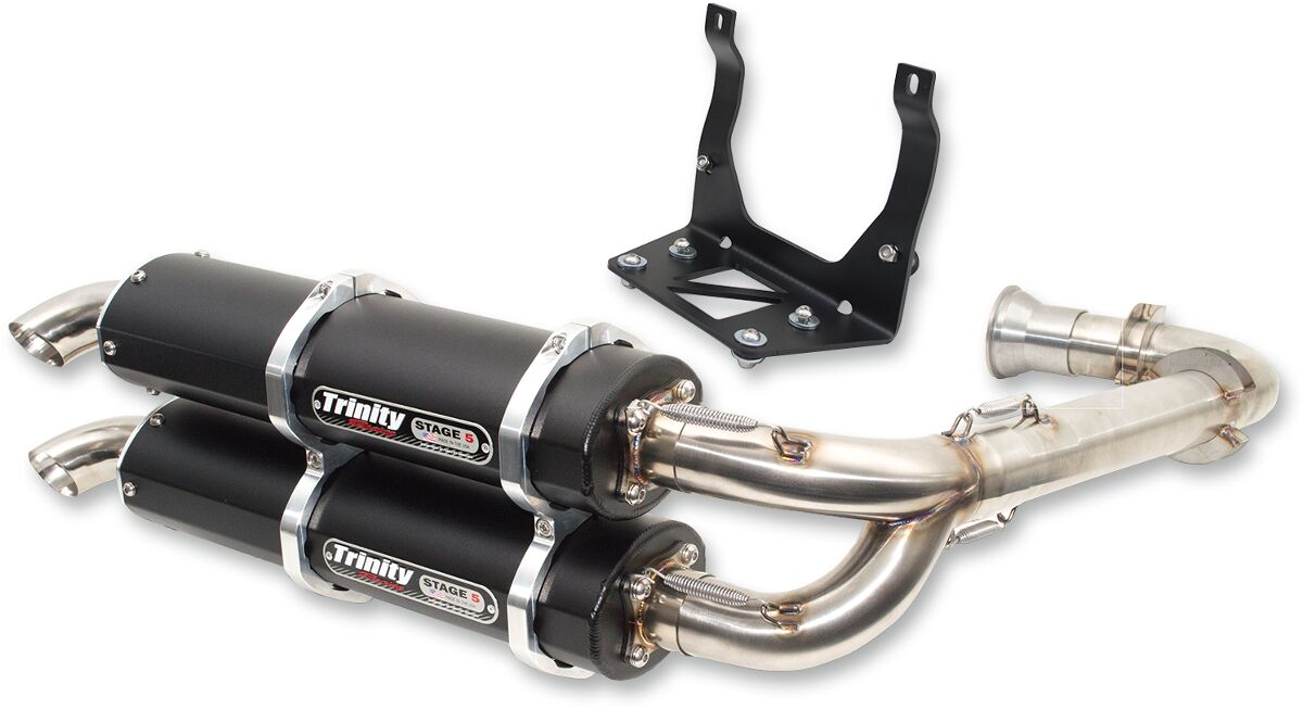 DUAL EXHAUST SYSTEM BLACK