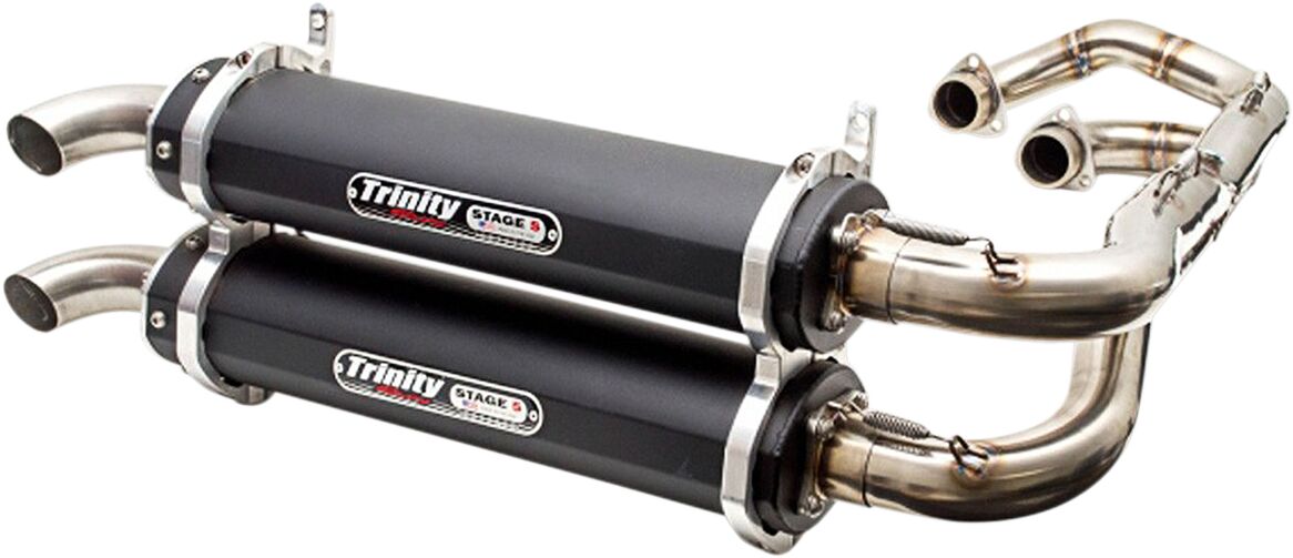 DUAL EXHAUST SYSTEM BLACK
