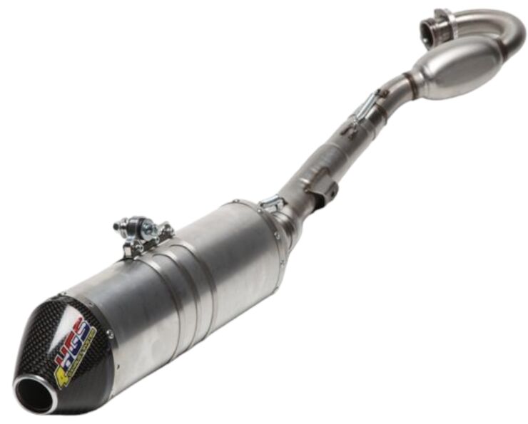 EXHAUST SYSTEM STEEL/ALU CARB END CAP ATV