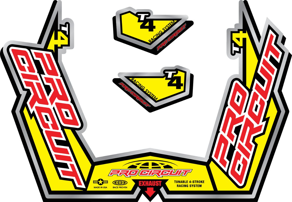 Logokleebiste komplekt T-4R GP