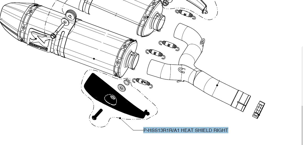 HEAT SHIELD CARBON RIGHT SITE