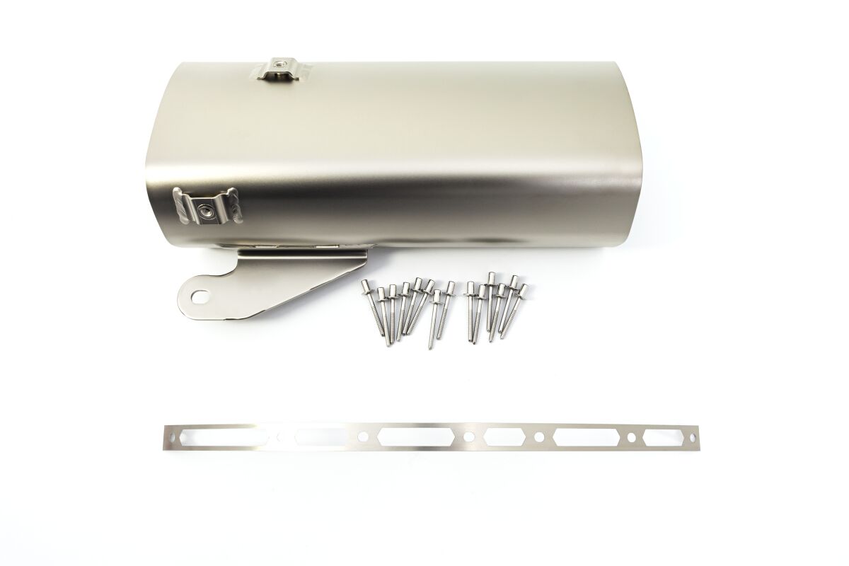 MUFFLER SLEEVE REPAIR KIT TITANIUM GREY