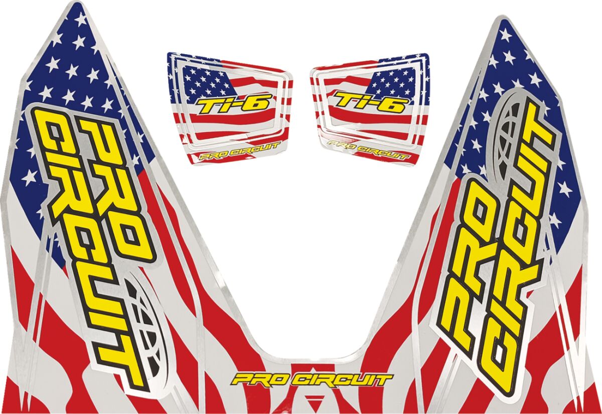 Kleebis Ti6 Stars and Stripes