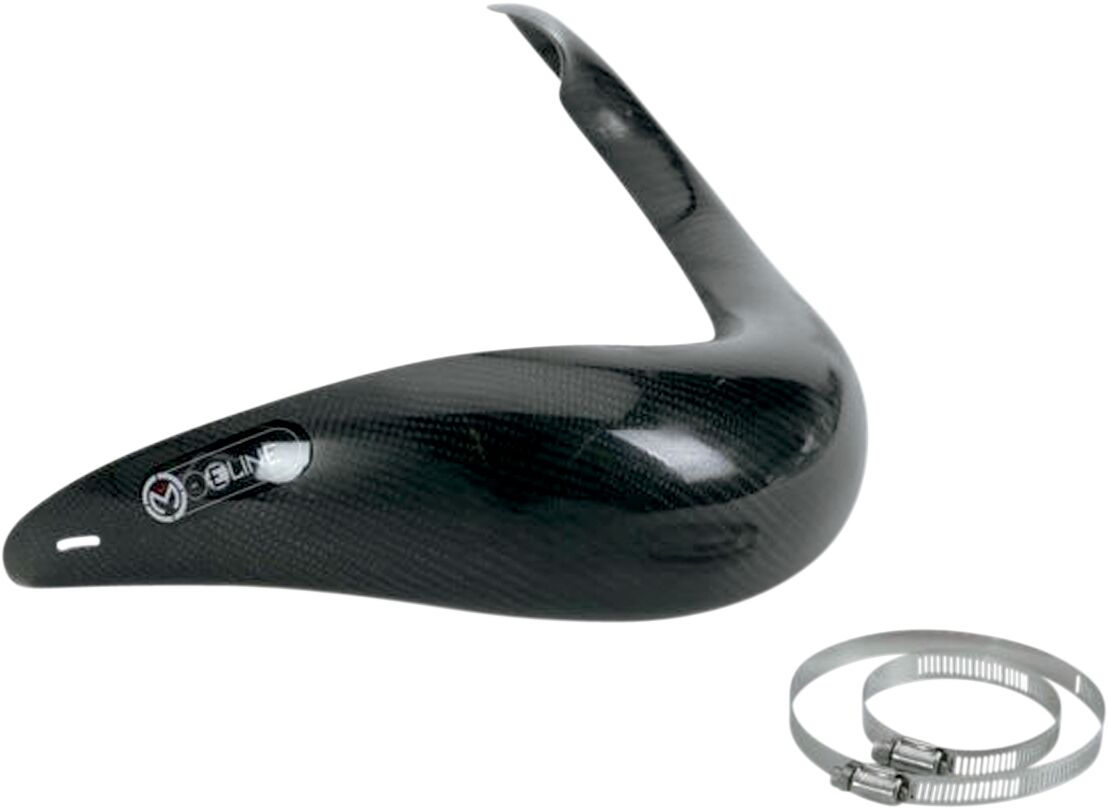 CARBON FIBER PIPE GUARD FOR 2-STROKE FMF EXHAUST