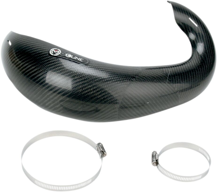 CARBON FIBER PIPE GUARD FOR 2-STROKE FMF EXHAUST