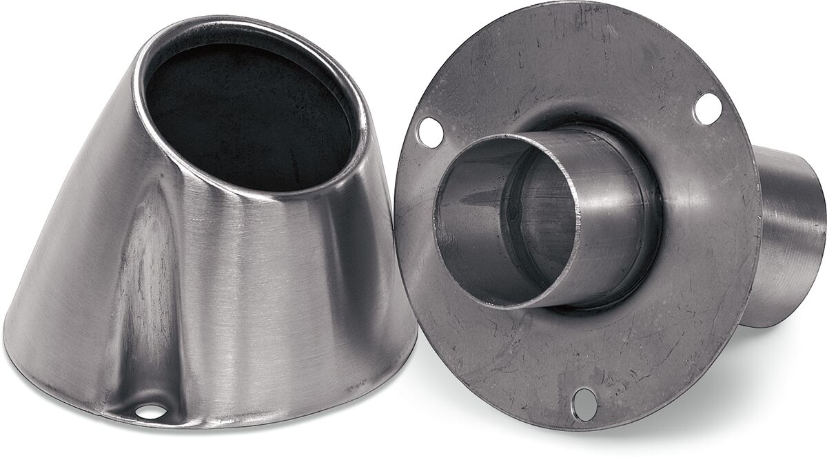 END CAP BILLET QUIET TIP 102MM (4") & 38,1MM (1,5") INSERT