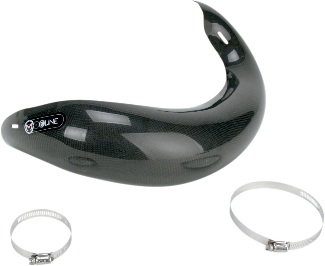 CARBON FIBER PIPE GUARD FOR 2-STROKE STOCK EXHAUST