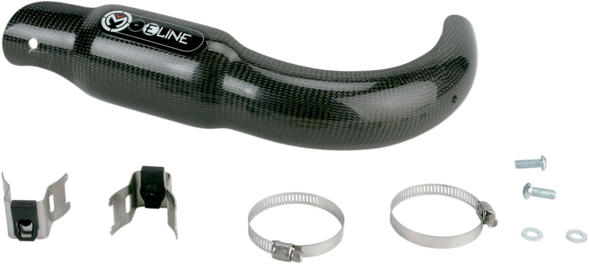 CARBON FIBER PIPE GUARD FOR 4-STROKE FMF/FMF POWER BOMB EXHAUST