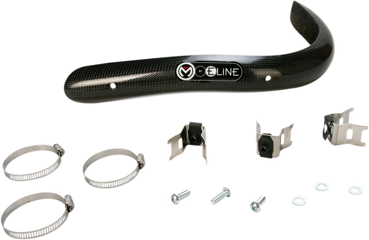 CARBON FIBER PIPE GUARD FOR 4-STROKE STOCK EXHAUST