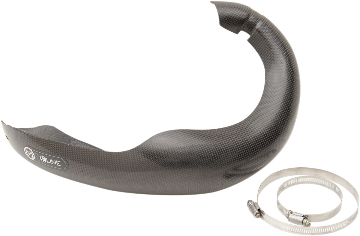 CARBON FIBER PIPE GUARD FOR 2-STROKE STOCK EXHAUST
